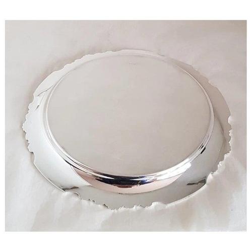 Elizabeth II Sterling Silver Salver from James Dixon & Sons, 1998 For Sale - Image 14 of 18