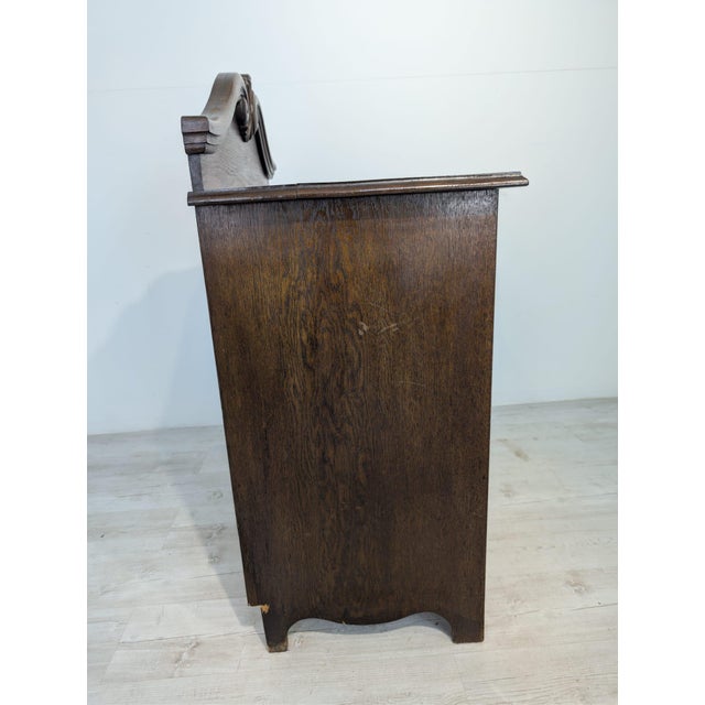 Antique Early 20th Century Chest of Drawers in Oak Wood For Sale - Image 9 of 14