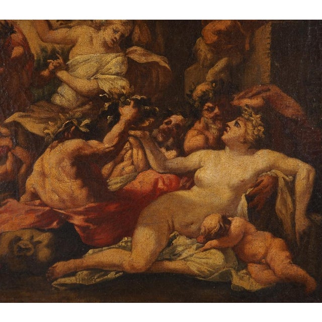 French School Artist, Bacchanales, 18th Century, Oil on Canvas For Sale - Image 9 of 18