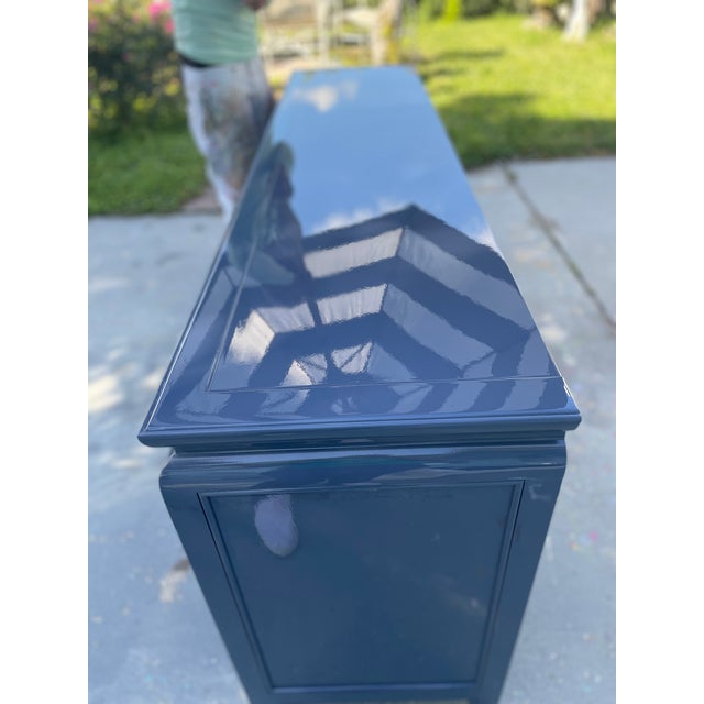 Century Furniture Vintage 1960s Century Furniture Dresser 9 Drawers For Sale - Image 4 of 13