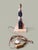Vintage Table Lamp in Metal and Marble by Jacques Adnet, 1930s For Sale - Image 6 of 17