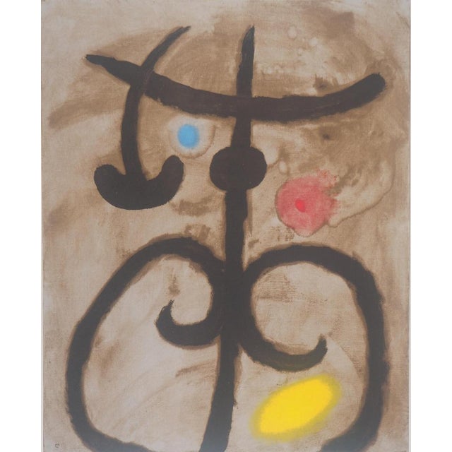 After Joan Miro, Twin Sisters, 1965, Lithograph For Sale - Image 5 of 5
