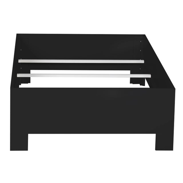 Not Yet Made - Made To Order Lattice Back Bed Twin Extra Long - Black For Sale - Image 5 of 7