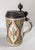 English 18th Century Continental European German Polychrome Faience Tankard Stein For Sale - Image 3 of 14