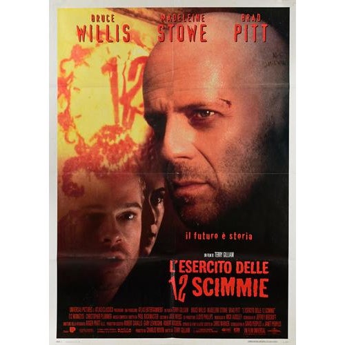 Italian 12 Monkeys Poster, 1995 For Sale - Image 4 of 5