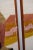 Wood Teak and Wool Wall Panel Triptych by Artist Noal Betts - Signed For Sale - Image 7 of 12