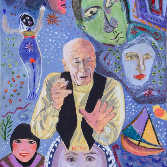 'Portrait of Henry Miller' by Jean Varda, 1971, Millerania, Tropic of Cancer, Big Sur, Paris, Anaïs Nin For Sale - Image 10 of 11