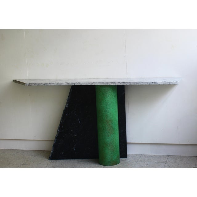 Italian Ambiguità Console Table by Lella and Massimo Vignelli for Casigliani, 1980s For Sale - Image 4 of 18
