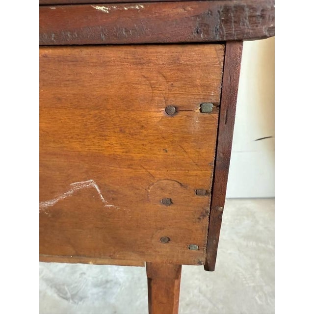 Georgian Style Solid Mahogany Reading or Writing Table Desk. 19th Century For Sale - Image 10 of 12