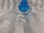 Steven Correia Turquoise Blue Art Glass Perfume Bottle # 26899 For Sale - Image 10 of 10