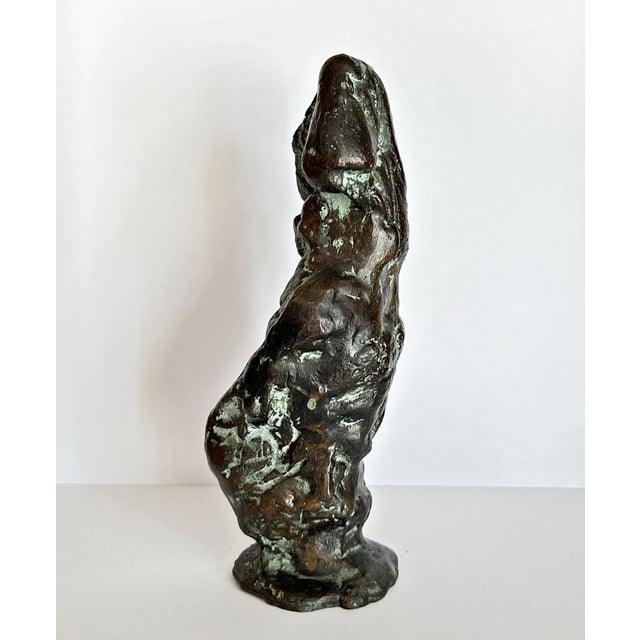 Metal Curt Beckmann, Draped Figure, 1970s, Bronze For Sale - Image 7 of 9
