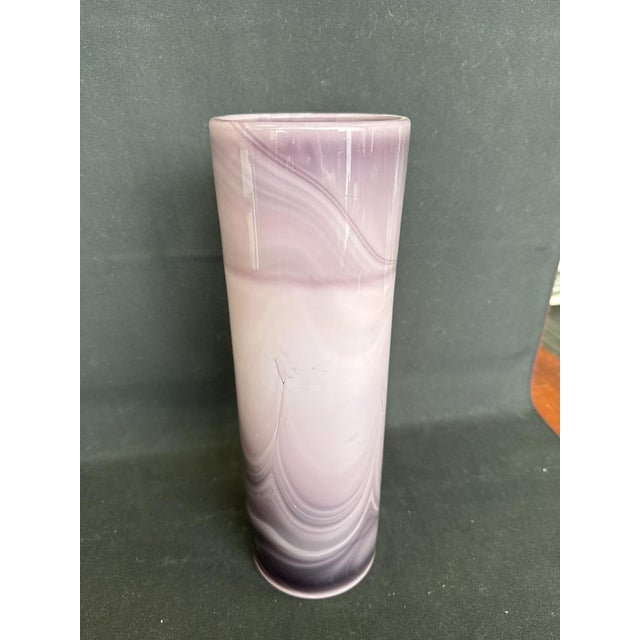 Glass Large Glass Vase from Atelier Maure-Viel, 1970 For Sale - Image 7 of 9