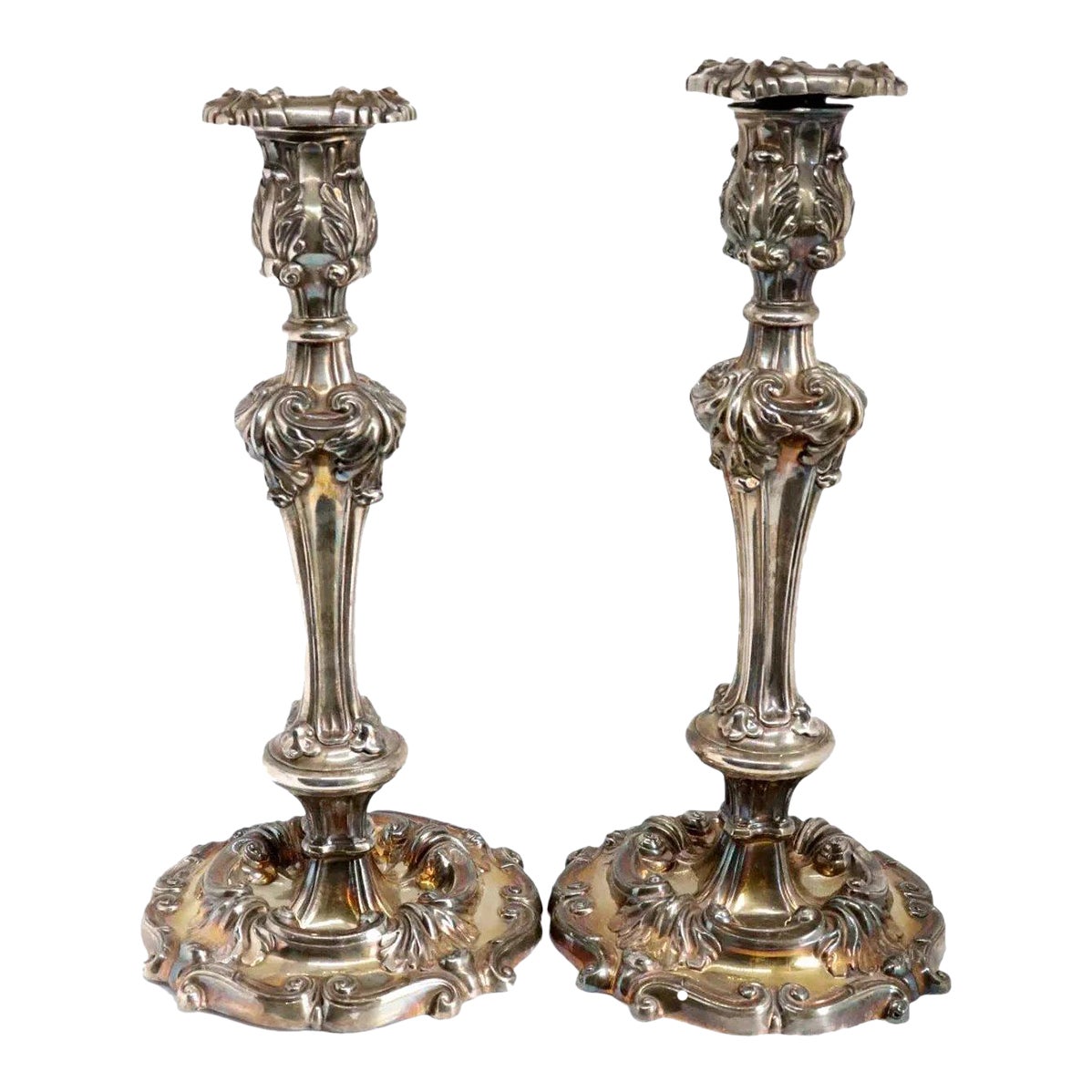 Late 19th Century Large American Reed & Barton Rococo Revival Silver ...