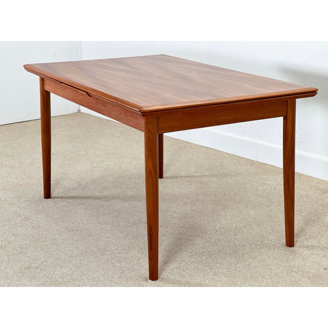 Brown Large Extending Dining Table by Bramin For Sale - Image 8 of 11