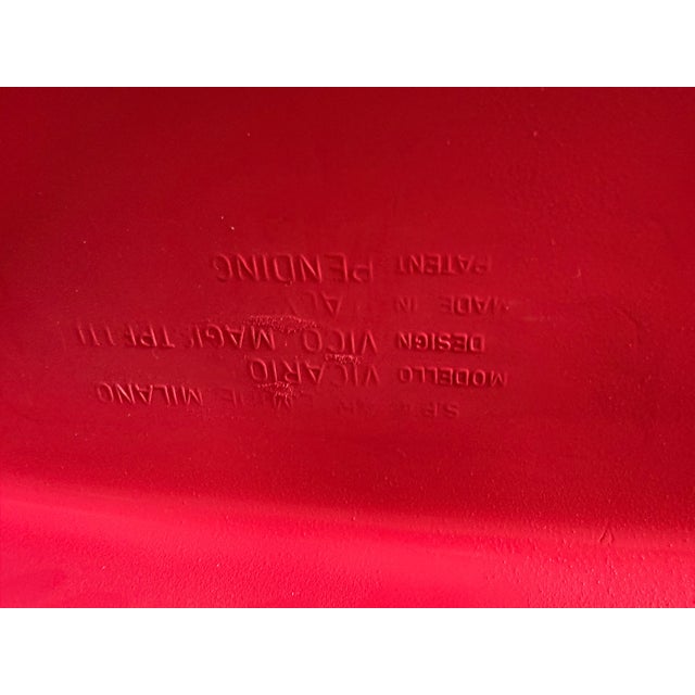 This easy chair, model Vicario, was designed by Vico Magistretti for Artemide during the 1970s. Repainted professionally...