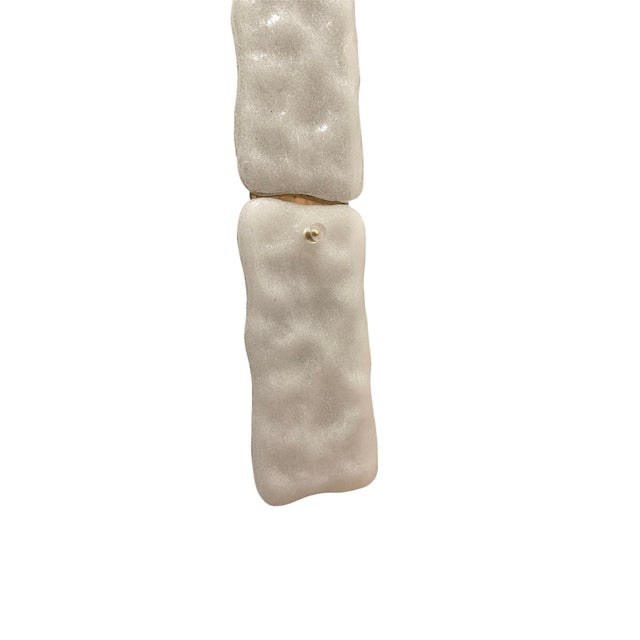 Glass Vintage Glass Wall Sconce Lamps from Kaiser Leutchen, 1960, Set of 2 For Sale - Image 7 of 9