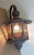 Vintage Wall Lantern with Copper Housing with an Iron Arch Holder, 1930s For Sale - Image 10 of 11