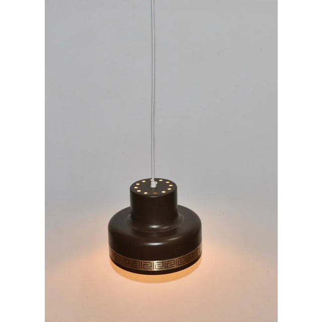 Danish Brown Lamp from Vitrika For Sale - Image 10 of 11