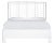 Infinity Platform Bed King, White For Sale