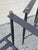 Late 20th Century Neoclassical Regency Aluminum & Steel Metal Outdoor Patio Arm Chair - Set of 4 For Sale In Philadelphia - Image 6 of 12