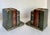 Mid 20th Century A Pair of Faux Figurative Stack of Books Wood Bookends For Sale - Image 5 of 12
