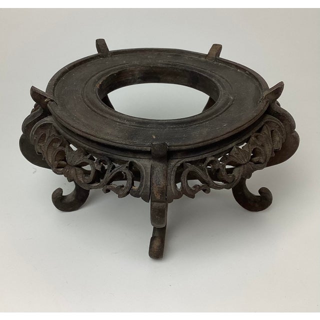 Glass Late 19th Century Victorian Potichomanie Blown Glass Egg Shape Ball or Gazing Ball For Sale - Image 7 of 8