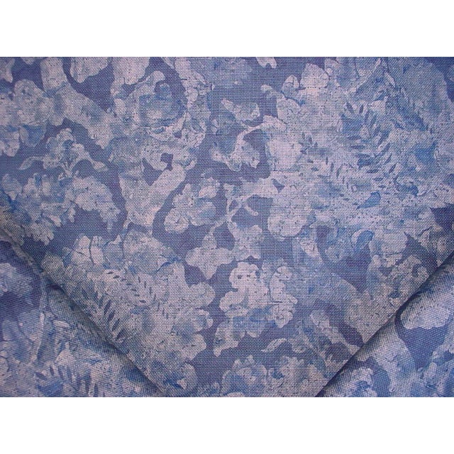33/4y Zoffany 320820 Carrera Indigo Blue Print Floral Damask