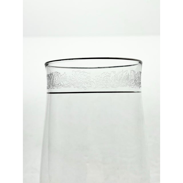 1970s 1970s American Lenox “Moonspun” Iced Tea Glasses - Set of 10 For Sale - Image 5 of 6