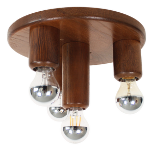 Vintage Japandi Style Ceiling Light, 1970s