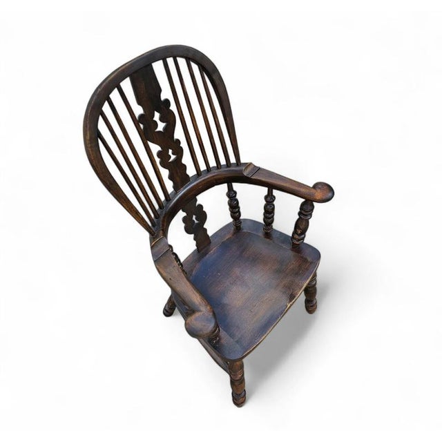 Large Yorkshire Broadarm Windsor Armchair For Sale - Image 18 of 18