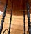 Vintage Colonial Sorrento Farfalla Drop Leaf Serving Trolley with Inlaid Brass Ornaments and Round Hinged Top, 1950s For Sale - Image 10 of 18