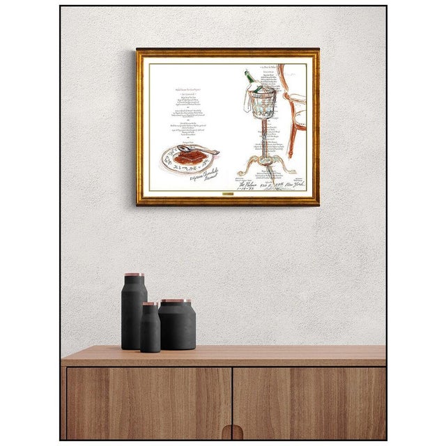 Message us to inquire about custom framing options! (Included for free with every purchase) The artwork here, "The Palace...