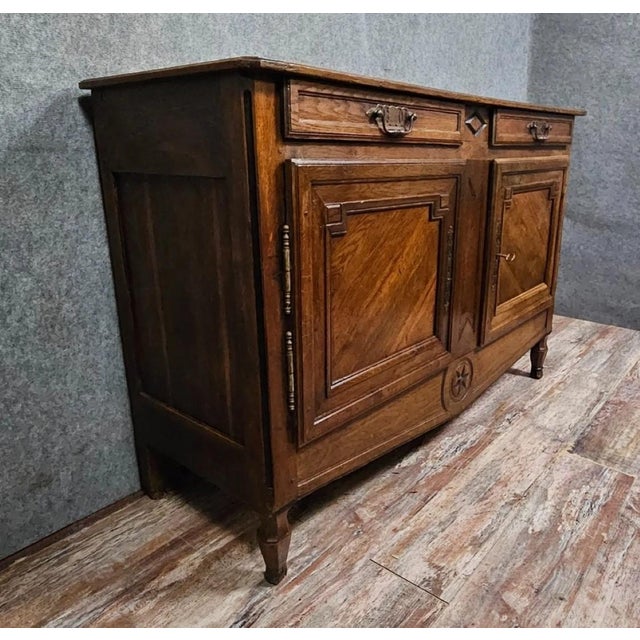 18th Century Louis XV Wooden Buffet For Sale - Image 4 of 11