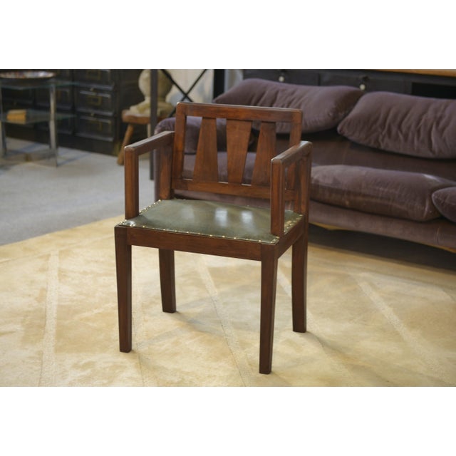 Arts and Crafts Armchair, 1940s For Sale - Image 4 of 12