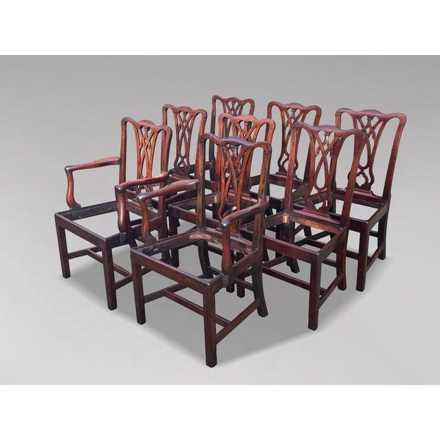 Antique George IV Mahogany Dining Chairs, 1830, Set of 8 For Sale - Image 11 of 12