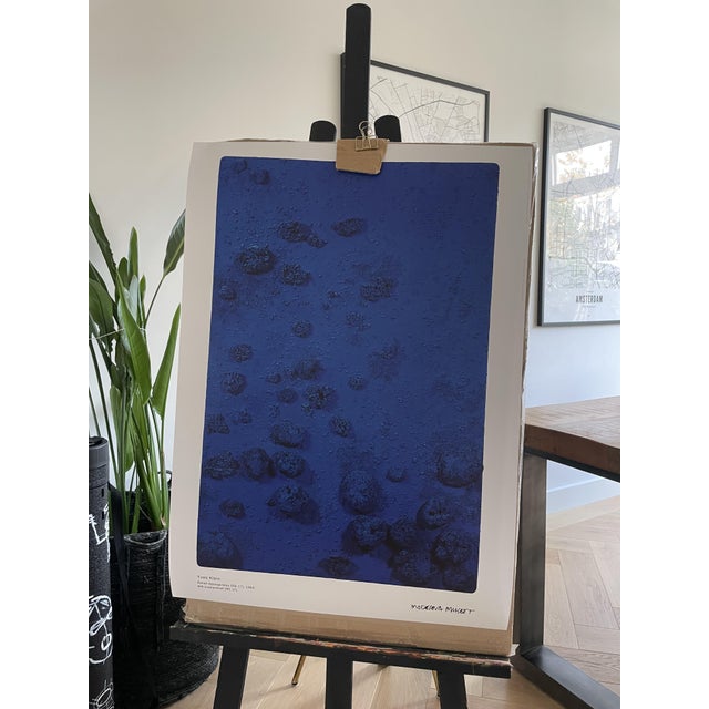 Yves Klein (1928-1962), Relief éponge-Blue RE 17, 1960, copyright Yves Klein, ADAGP, Paris-BUS/2015, Printed in Sweden