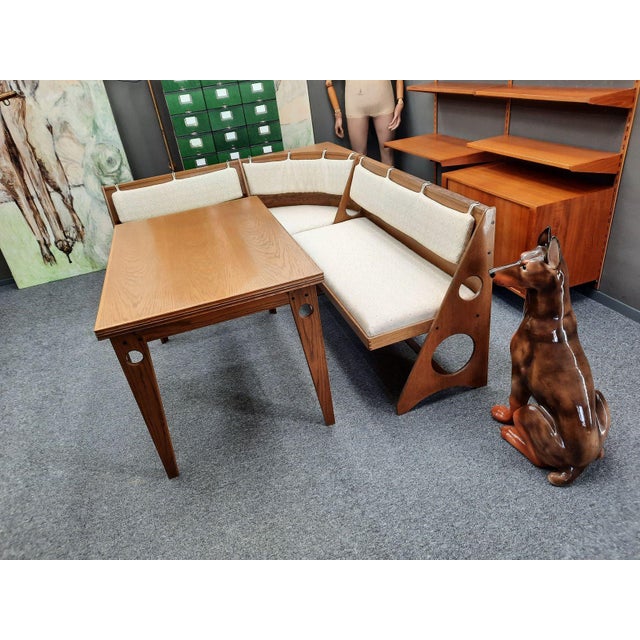 Brown Dining Room Set by Gilbert Marklund for Furusnickarn, Sweden, 1970s, Set of 5 For Sale - Image 8 of 18