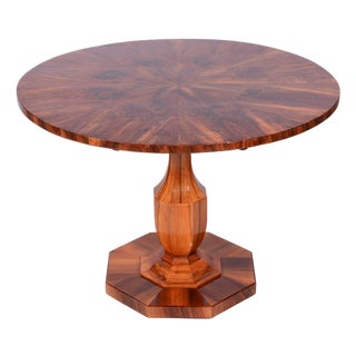 Biedermeier Walnut Dining Table from Josef Danhauser, Austria, 1820s For Sale