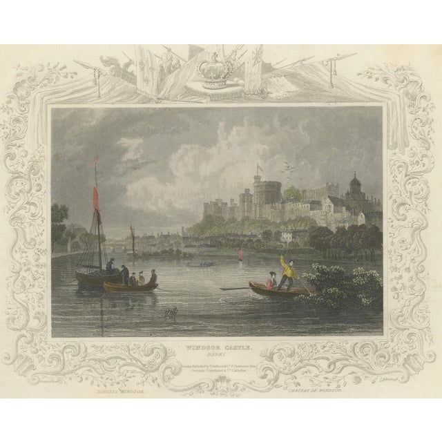William Tombleson, Windsor Castle on the Thames, 1832, Engraving on Paper For Sale - Image 6 of 9