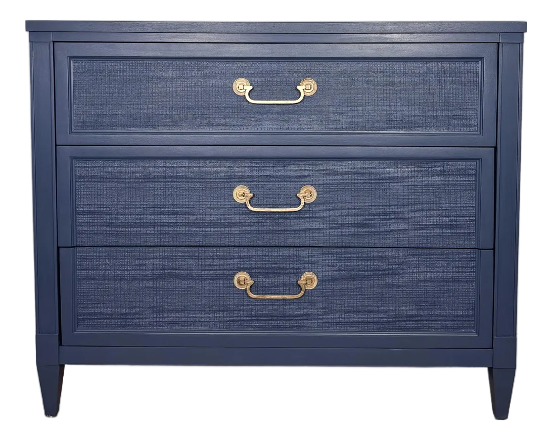 1960s Blue Dresser by Drexel, Newly Refinished | Chairish