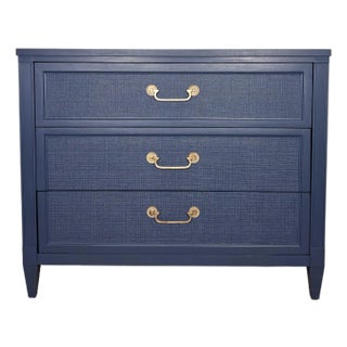 1960s Blue Dresser by Drexel, Newly Refinished For Sale