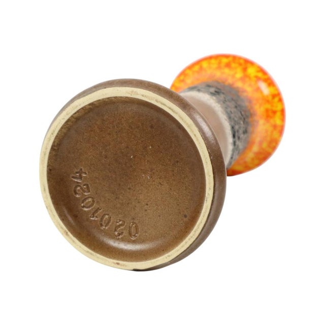 1970s Vintage Fat Lava Vase from Jasba, West Germany, 1960s For Sale - Image 5 of 11