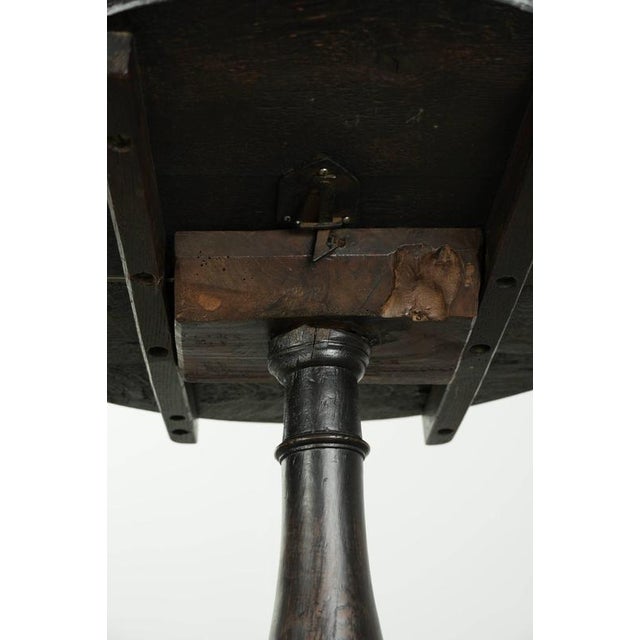 Wood 18th Century English Oak Side Table For Sale - Image 7 of 9