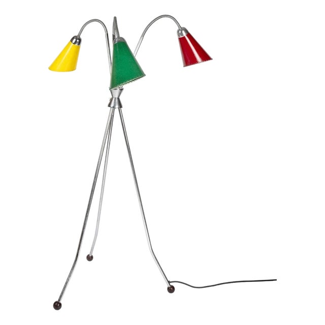 Vintage Floor Lamp from from Lidokov, 1950s For Sale