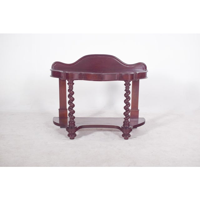 Antique Mahogany Console Table For Sale - Image 12 of 13