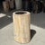 Side Table in Petrified Wood, Black Heartwood and White Bark, 1980s For Sale - Image 9 of 18