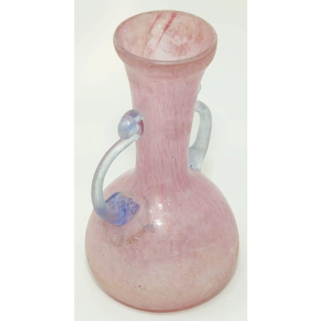 Pink Murano Scavo Art Glass Seguso Vetri d'Arte Murano, Italy, 1960s For Sale - Image 8 of 13