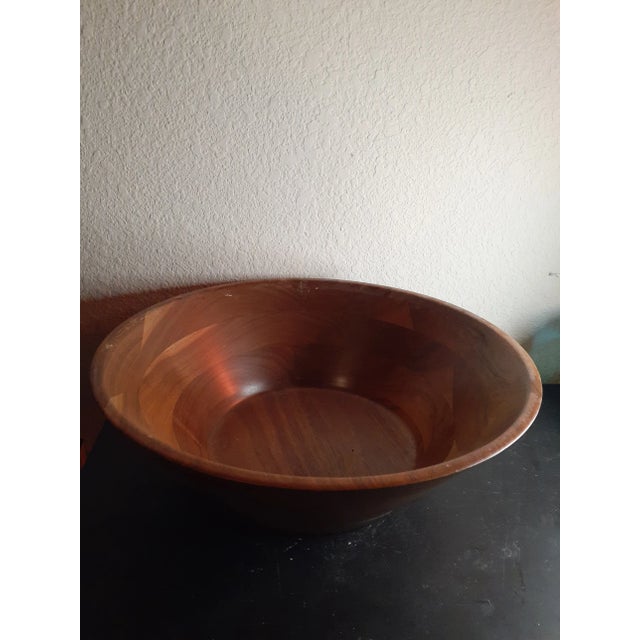 This is a GORGEOUS Genuine Walnut 14" Bowl Made in USA. Several other wooden bowls sold separately Procured during...