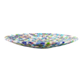 Murano Glass Millefiori Plate by Ercole Moretti For Sale