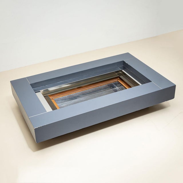 1970s Rectangular Coffee Table, Designed by Alain Delon for Maison Jansen, France For Sale - Image 9 of 18